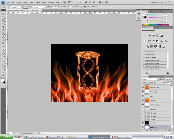 Creation of Fire Time !: Step 6